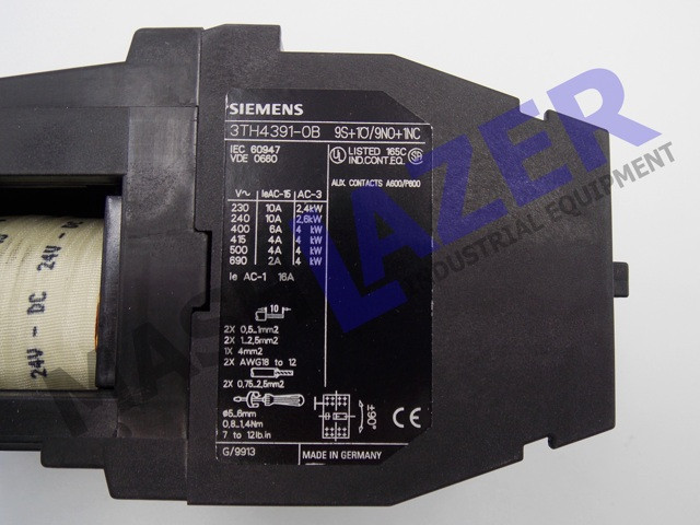 Реле управления / Control relay Siemens 3TH4391-0BB4 Tr.nr.103402 - фото 8 - id-p1338485062