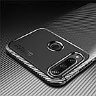Чохол Carbon Case для Huawei Y6p Black, фото 5