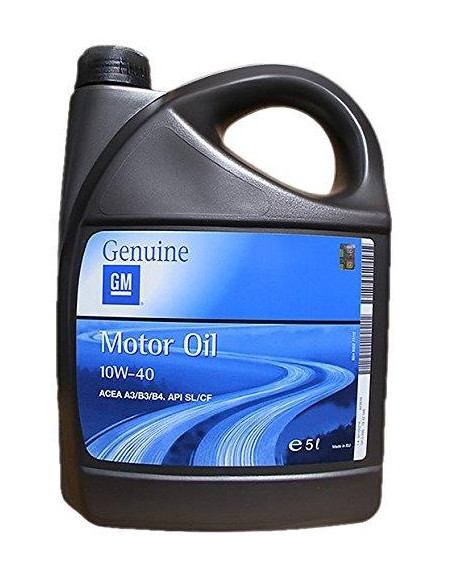 Напівсинтетична моторна олія General Motors 10W-40 5л Semi Synthetic, фото 1