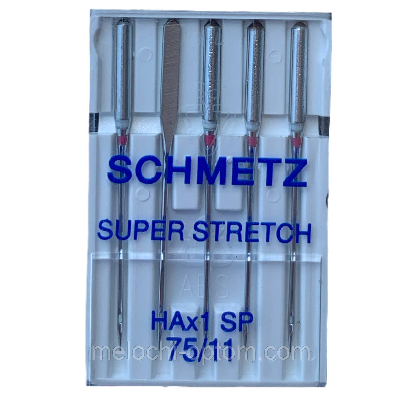 Голки швейні SCHMETZ №75/11 SUPER STRETCH для побутових швейних машин
