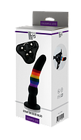 Силіконовий страпон Colourfull Love Strap On Solid Dildo