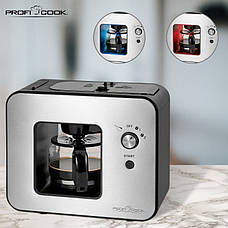 Кавоварка з кавомолкою Proficook PC-KA 1152 Бренди Європи, фото 4