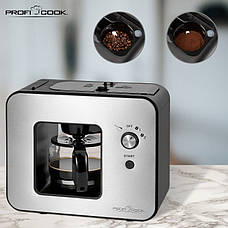 Кавоварка з кавомолкою Proficook PC-KA 1152 Бренди Європи, фото 5