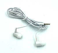 Наушники проводные с микрофоном DENMEN DR02 White