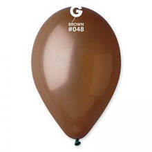 Латексна кулька пастель коричневий 12 "/ 48/30 см Brown Gemar