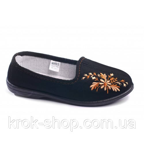 Капці жіночі чорні Литма гуртом, фото 1