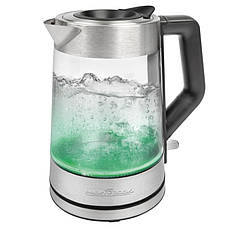 Скляний електричний чайник ProfiCook PC-WKS 1190 G Бренди Європи, фото 5