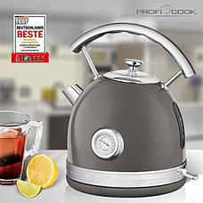 Електрочайник ProfiCook PC-WKS 1192 (антрацит) Бренди Європи, фото 6