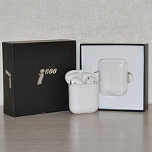 Блютус гарнітура i11 v5.0(комплект зарядка+2 навушника) сенсорне управління, фото 5