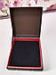 Подарункова коробочка 9 * 9.5 * 4cm для біжутерії та прикрас з подушечкою з кришкою чорна, фото 2
