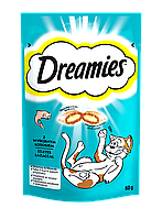 Дріміс (Dreamies) лакомство для кішок з Лососем  6*60г