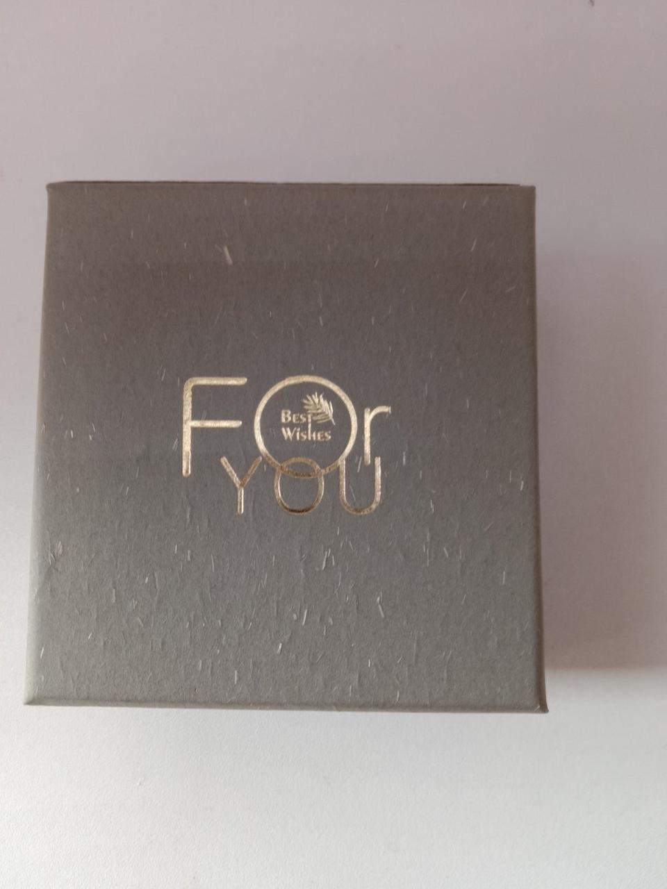 Подарункова коробочка 9 * 9.5 * 4cm для біжутерії та прикрас з подушечкою з кришкою сіра, фото 1