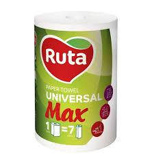 Паперові рушники RUTA Universal MAX 200х225 двошарові 350 відр. 70 м.