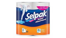 Паперові рушники целюлоза Selpak Professional тришарові 11,25 м. 2 шт.