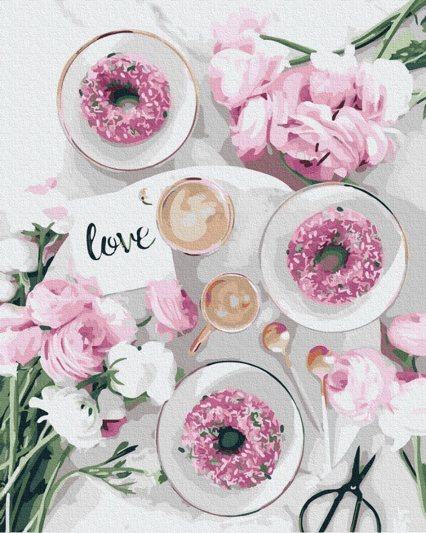 Картина за номерами 40х50 см Brushme Ніжний флетлей (GX 34569), фото 1