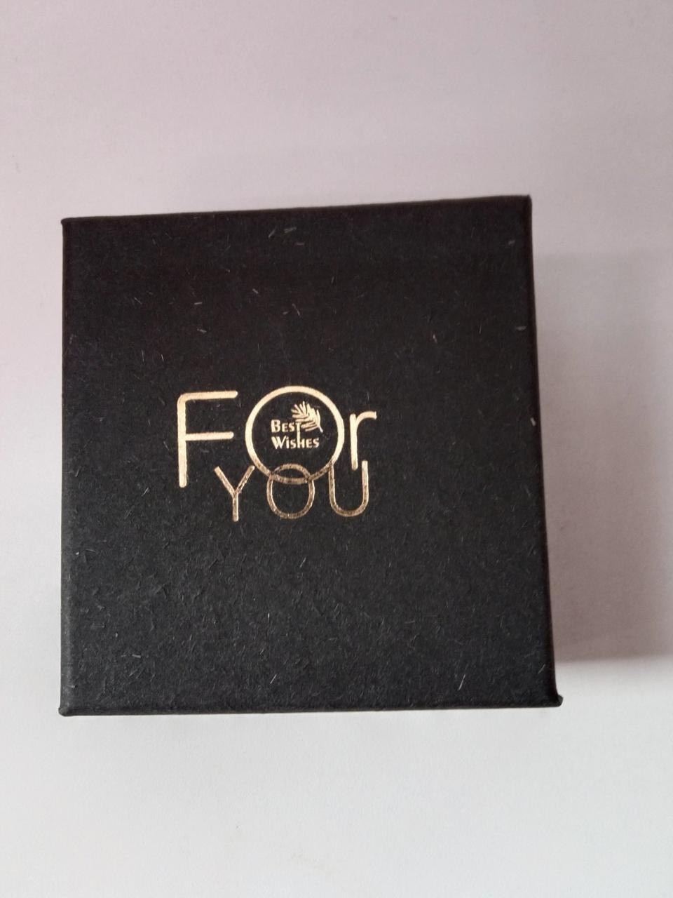 Подарункова коробочка 9 * 9.5 * 4cm для біжутерії та прикрас з подушечкою з кришкою чорна, фото 1