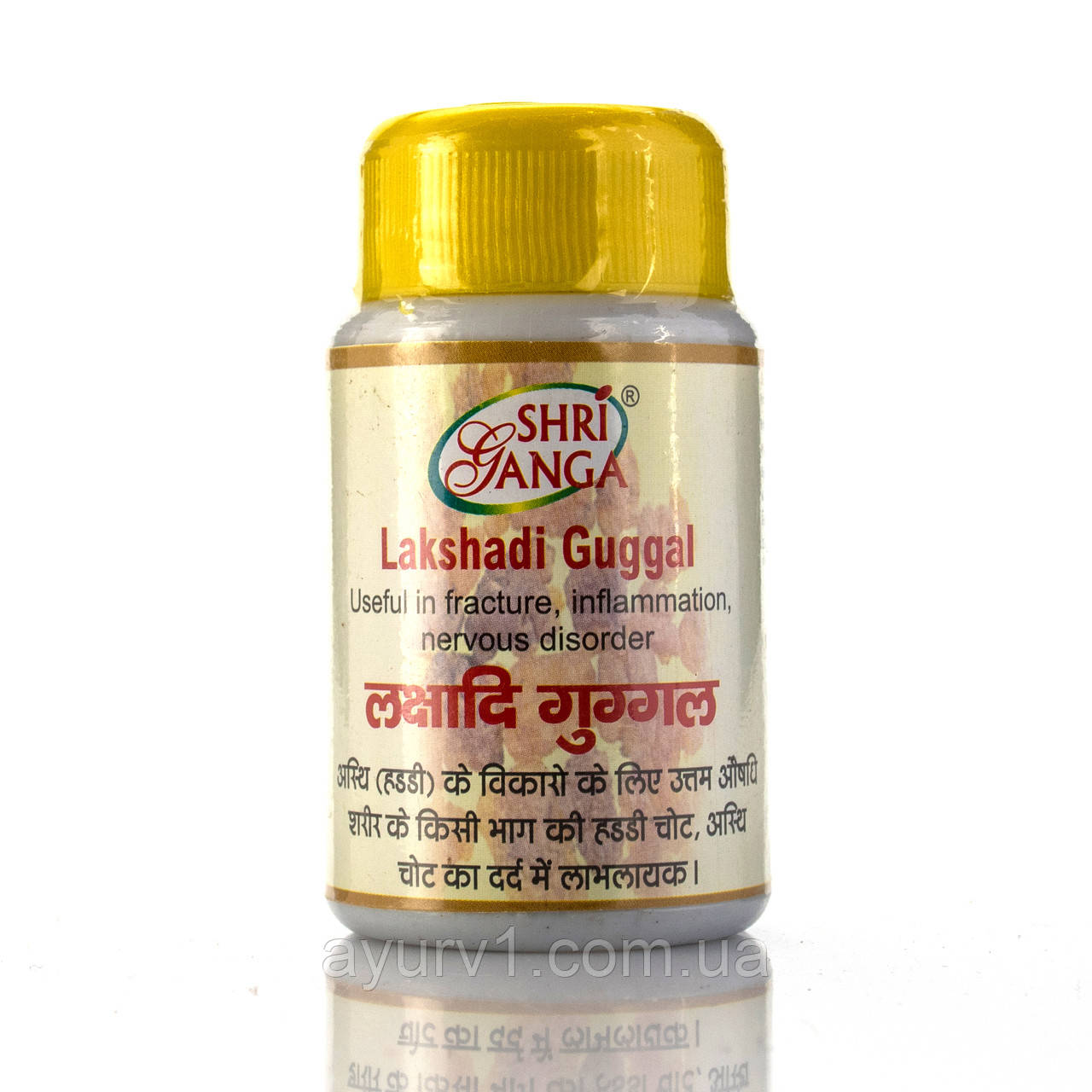 Лакшаді Гуггул, Шрі Ганга/Lakshadi Guggul, Shri Ganga/50 г остеопороз, артрит, переломи, тріщини