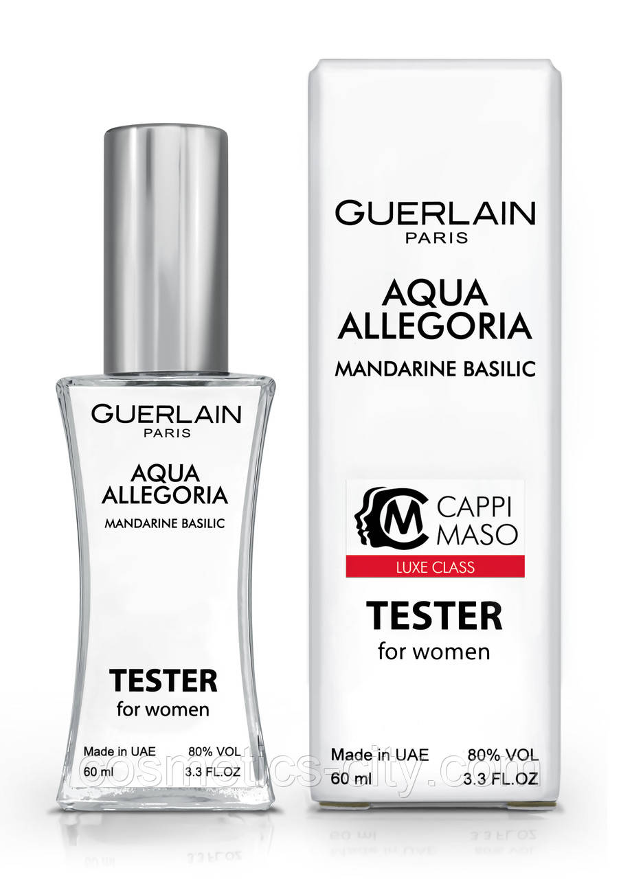 Тестер жіночий LUXE CLASS Guerlain Aqua Allegoria Mandarine Basilic, 60 мл