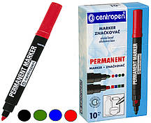 Маркери перманентні CENTROPEN (2.5 mm КРУГЛИЙ) 10шт/уп