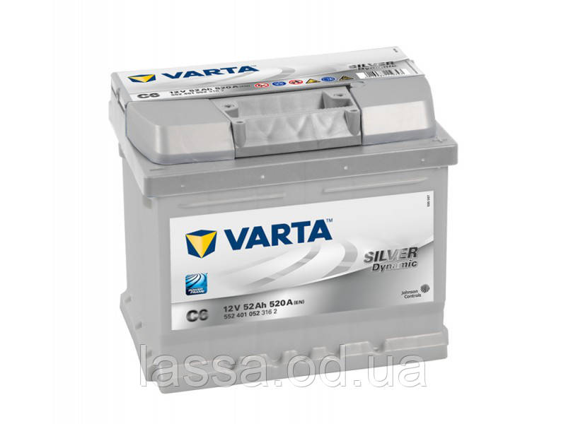 Акумулятор VARTA SD С6 6СТ-52 Азе правий плюс