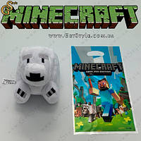 Игрушка Белый медведь из Minecraft - "Polar Bear" - 18 см