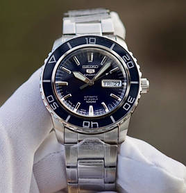 Годинник Seiko 5 SNZH53J1 Automatic Blue Dial MADE IN JAPAN