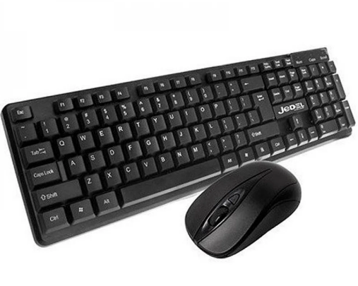 Бездротова клавіатура з мишкою Jedel WS630 Black