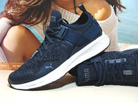 Мужcкие кроссовки Puma Ignite Evoknit синие 43 р.