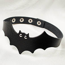 Чокер з еко шкіри OKZ-011 Кажан