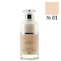 Aden Cream foundation Стійкий тональний крем No 01