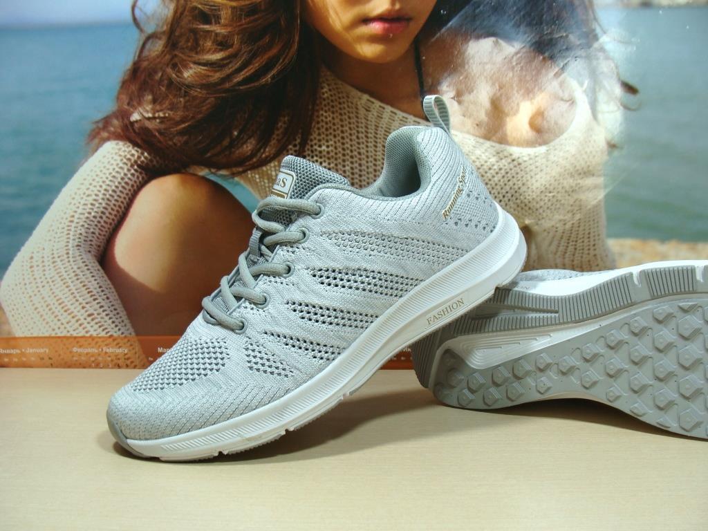 Чоловічі кросівки BaaS Running світло-сірі 44 р., фото 1