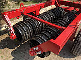 Каток зубчасто-кільчастий КЗК-6, ширина 6 м, гідрофікованний, важкий, фото 5