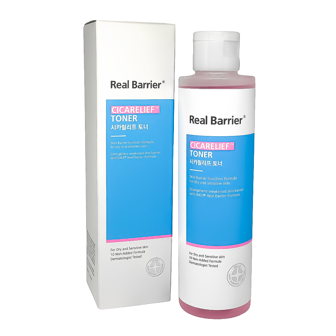 Гіпоалергенний заспокійливий тонер для чутливої шкіри Real Barrier Cicarelief Toner