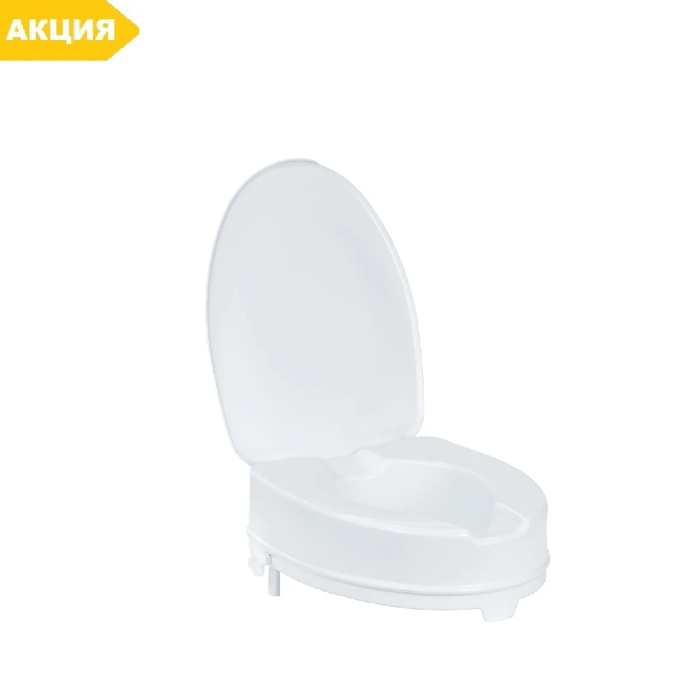 Насадка на унітаз «King» з кришкою KING-10L-00 (після операції, для інвалідів), фото 1