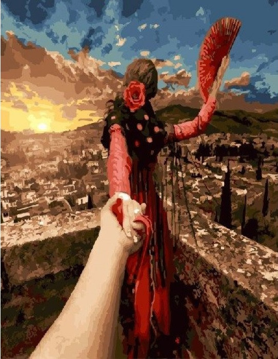 Картина за номерами 40х50 см Brushme Йди за мною.Барселона (GX 21780), фото 1