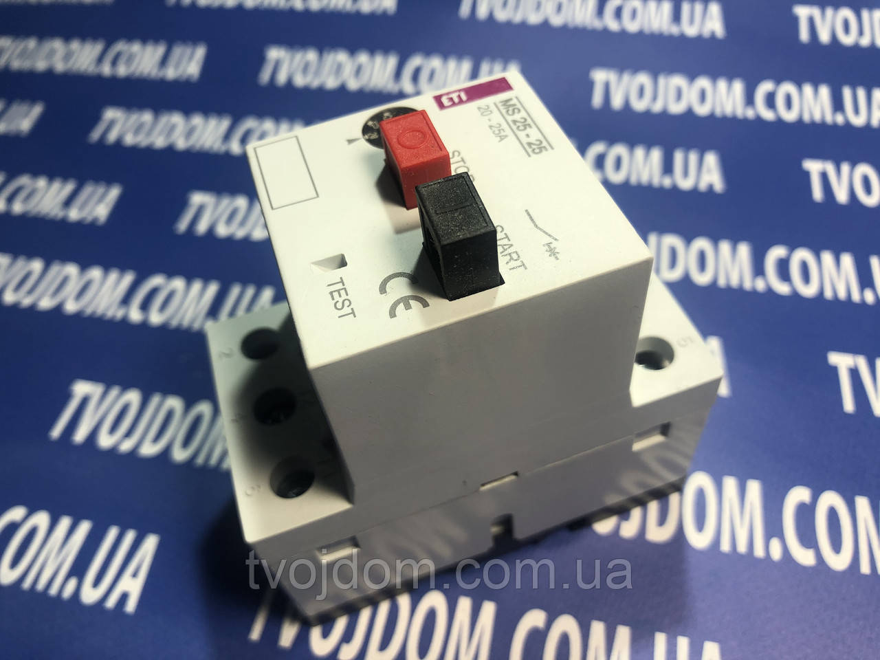 Автомат захисту двигуна ETI MS25-25 20-25А