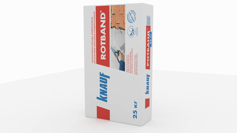 Штукатурка KNAUF ROTBAND, мішок 30 кг, фото 2