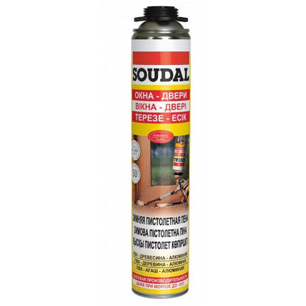 Піна монтажна SOUDAL 750 мл (ручна), фото 2