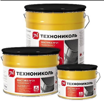 МАСТИКА ПОКРІВЕЛЬНА ТЕХНОНІКОЛЬ №21 (ТЕХНОМАСТ) , 20КГ, фото 2