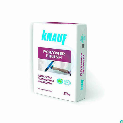 KNAUF Суха полімерна шпаклівка Polimer Finish 20 кг, фото 2