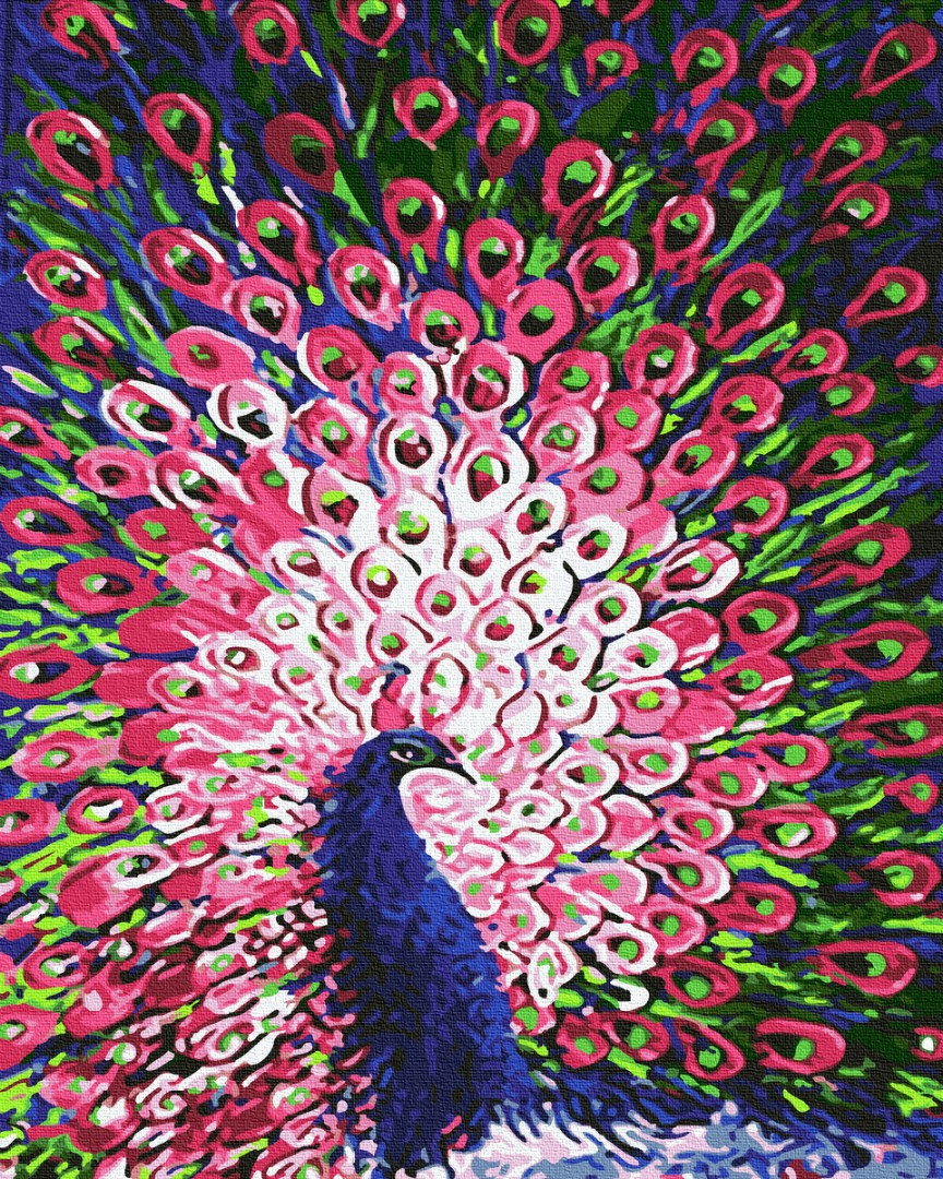 Картина за номерами 40х50 см Brushme Поважний павич (GX 4167), фото 1