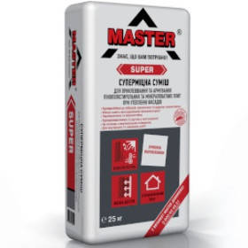 MASTER SUPER Еластичний клей для систем теплоізоляції, 25кг, фото 2