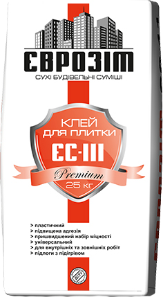 Клей для плитки С-111 Premium (25кг), фото 2