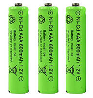 Аккумулятор AAA 1.2V 600 mAh Ni-Cd (код: AAATY600)