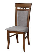 Стілець дерев'яний для кухні Ессен Fusion Furniture, колір горіх тканина Амелі какао