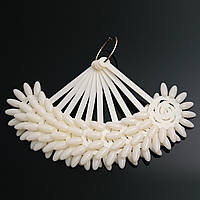 Матовий віял планшет-квітка на 120 нігтів