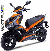 Скутер бензиновый FORTE FANTASY 125CC оранжевый + регистрация ТС