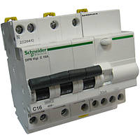 Дифавтомат 16А 30мА 4Р Schneider Electric DPN N VIGI Acti9 A9D31716