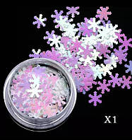 Сніжинки голографік Х1