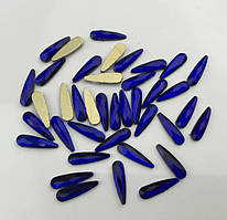 Камені крапельки (скло) темно-синій